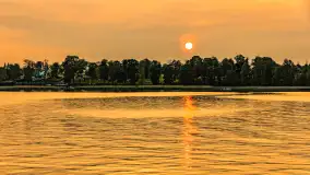 Zachód słońca nad jeziorem Bocznym, Marina Lester Club, maj 2025 r. - zdjęcie 21