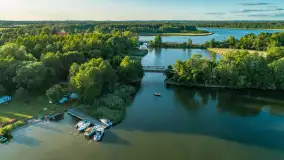 Okartowo, jeziora Śniardwy i Tyrkło z drona, lato 2025 r. - zdjęcie 8