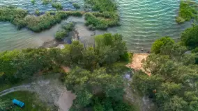 Zachód słońca nad jeziorem Śniardwy i wyspą Szeroki Ostrów, czerwiec 2025 r. - zdjęcie 3