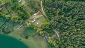 Zachód słońca nad jeziorem Śniardwy i wyspą Szeroki Ostrów, czerwiec 2025 r. - zdjęcie 8