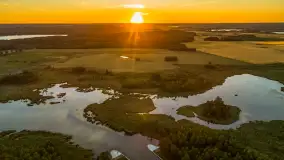 Zachód słońca w okolicy jezior Kotek Wielki i Tałtowisko, czerwiec 2025 r. - zdjęcie 9