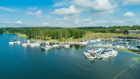 Przystań Nautica z lotu ptaka, lipcowy poranek, 2025 r. - zdjęcie 3