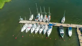 Wilkasy i jezioro Niegocin z lotu ptaka, lipiec 2025 r. - zdjęcie 22