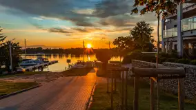 Zachód słońca nad jeziorem Bocznym, lipiec 2025 r. - zdjęcie 4