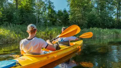 Popołudniowy spływ na Krutyni, sierpień 2025 r.