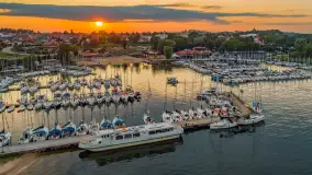 Zachód nad Wilkasami i portem AZS Wilkasy, sierpień 2025 r. - zdjęcie 7