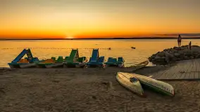 Zachód słońca nad jeziorem Śniardwy, Marina Śniardwy, sierpień 2025 r. - zdjęcie 19