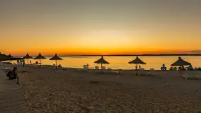 Zachód słońca nad jeziorem Śniardwy, Marina Śniardwy, sierpień 2025 r. - zdjęcie 12