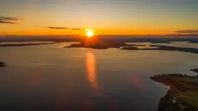 Ostatnie dzień wakacji, zachód słońca nad jeziorem Dargin - zdjęcie 28