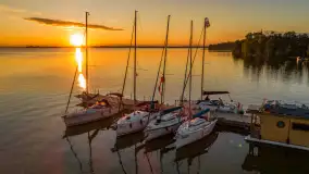 Ostatnie dzień wakacji, zachód słońca nad jeziorem Dargin - zdjęcie 17