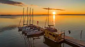 Ostatnie dzień wakacji, zachód słońca nad jeziorem Dargin - zdjęcie 22