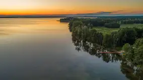 Ostatnie dzień wakacji, zachód słońca nad jeziorem Dargin - zdjęcie 14