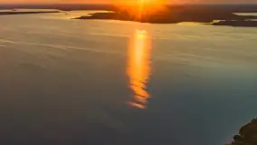 Ostatnie dzień wakacji, zachód słońca nad jeziorem Dargin - zdjęcie 27