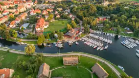 Zachód słońca w Węgorzewie, port Keja, sierpień 2025 r. - zdjęcie 4