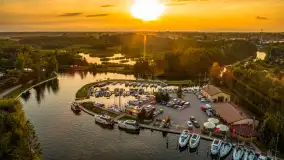 Zachód słońca nad Węgorzewem, sierpień 2025 r. - zdjęcie 11