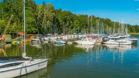 Pod Dębem nad jeziorem Nidzkim z lotu ptaka, sierpień 2025 r. - zdjęcie 3