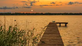 Zachód słońca nad jeziorem Jagodnem, czerwiec 2025 r. - zdjęcie 12