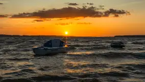 Czerwcowy zachód słońca w Pierkunowie, jezioro Kisajno - zdjęcie 17