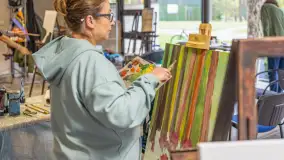 Międzynarodowy Plener Malarski w Resorcie Niegocin, fotorelacja z warsztatów - zdjęcie 33