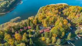 Jesień nad jeziorem Kisajno w Pięknej Górze, październik 2025 r. - zdjęcie 43