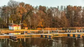 Zachód słońca, końcówka kolorów jesieni w Sztynorcie, listopad 2025 r. - zdjęcie 46