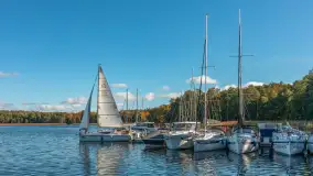 Łabędzi Ostrów i jezioro Kisajno w jesiennym wydaniu - zdjęcie 2
