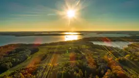 Jesienne Mazury z drona, mix ujęć, październik 2025 r. - zdjęcie 14