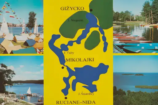 Mazury na pocztówkach z PRLu i lat 90-tych - zdjęcie 10