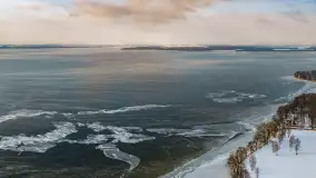 Dargin pod lodem, a natura i kra tworzą piękne pejzaże, styczeń 2026 r. - zdjęcie 5