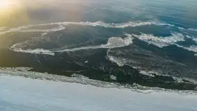 Dargin pod lodem, a natura i kra tworzą piękne pejzaże, styczeń 2026 r. - zdjęcie 16