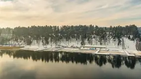 Porty w Wilkasach i Niegocin w zimowej scenerii, styczeń 2026 r. - zdjęcie 26