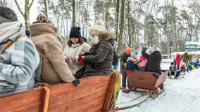 Kulig w puszczy Piskiej razem z OW Wodnik, Ruciane-Nida, Styczeń 2026 r. - zdjęcie 7