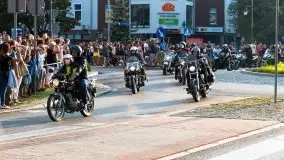 Zdjęcia: Parada motocykli ulicami Giżycka  - zdjęcie 35