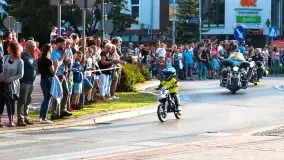 Zdjęcia: Parada motocykli ulicami Giżycka  - zdjęcie 33