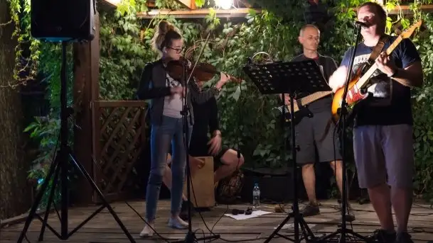 Zdjęcia: Kwartet Kuby Kokochy na scenie pod chmurką - zdjęcie 8