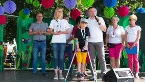 Zdjęcia: Rodzinna zabawa na plaży miejskiej nad Niegocinem  - zdjęcie 8