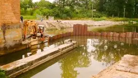 Budowa Małej Elektrowni Wodnej Ołownik-Sobiechy nad rzeką Węgorapą - zdjęcie 9