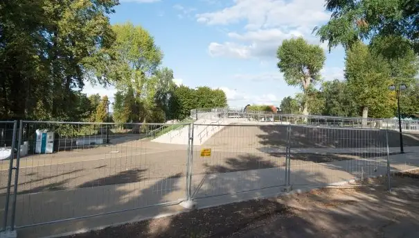 Zdjęcia: Po nowej kładce nad Kanałem Łuczańskim 