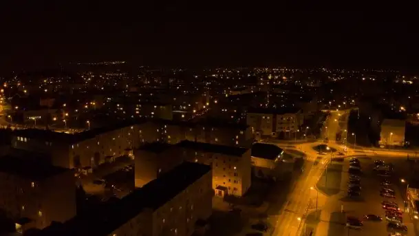 Nocne, styczniowe Giżycko, zobacz iluminację świąteczną - zdjęcie 6