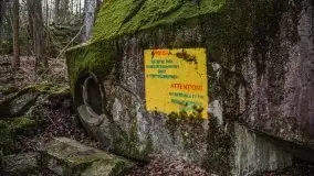 Wilczy Szaniec w Gierłoży zimą jeszcze lepiej widoczny - zdjęcie 102