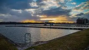 Zachód słońca widoczny w Sztynorcie, 27 luty 2020 - zdjęcie 10