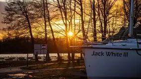 Zachód słońca widoczny w Sztynorcie, 27 luty 2020 - zdjęcie 33