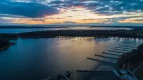 Zachód słońca widoczny w Sztynorcie, 27 luty 2020 - zdjęcie 65