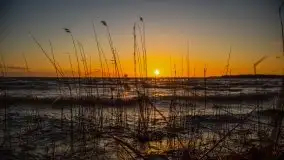 Marcowe kolory Nowych Gutów i jeziora Śniardwy - zdjęcie 1