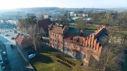 Olsztynek na zdjęciach z lotu mewy