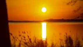 Marcowy zachód słońca nad jeziorem Dargin, Nowy Harsz - zdjęcie 22