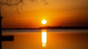 Marcowy zachód słońca nad jeziorem Dargin, Nowy Harsz - zdjęcie 10