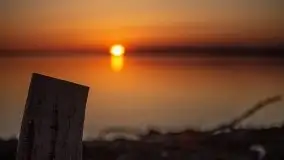 Marcowy zachód słońca nad jeziorem Dargin, Nowy Harsz - zdjęcie 4