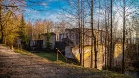 Śluza w Leśniewie w kolorach zachodzącego słońca - zdjęcie 9