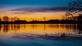 Wschód nad jeziorem Stręgielek, marzec 2020 - zdjęcie 7